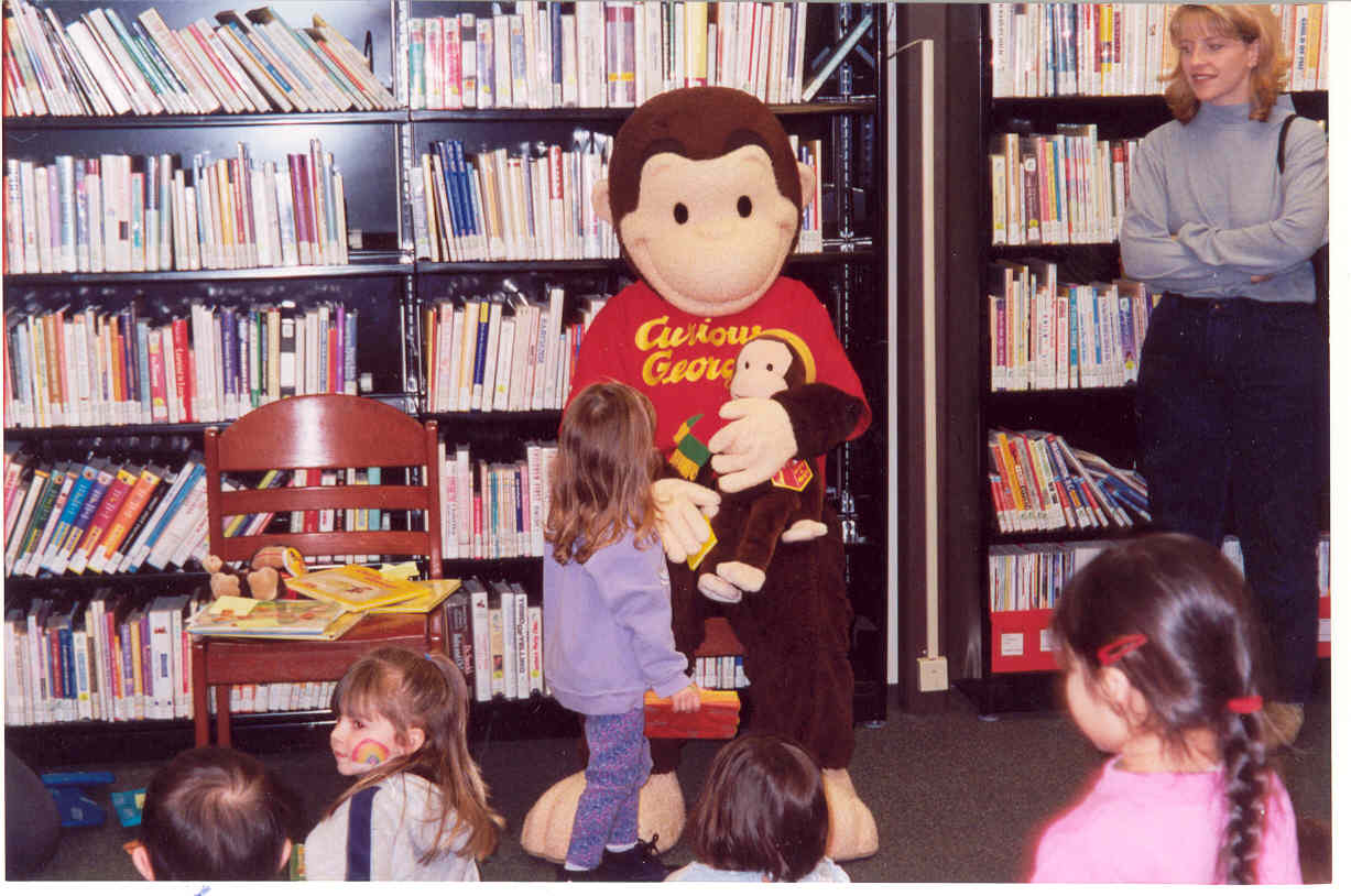 picture of curious george visit