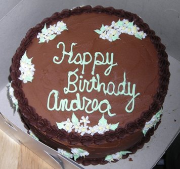 picture of chocolate birthday cake