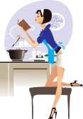 picture of girl cooking