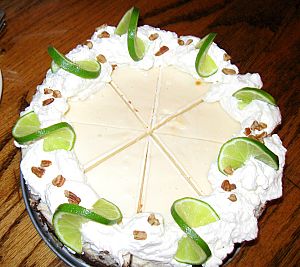 Gingersnap Lime Cheesecake