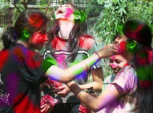 laughter of holi