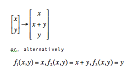 A function of 2 variables 
  	goes here