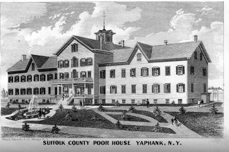 picture of the Suffolk County Poor House, Yaphank, NY