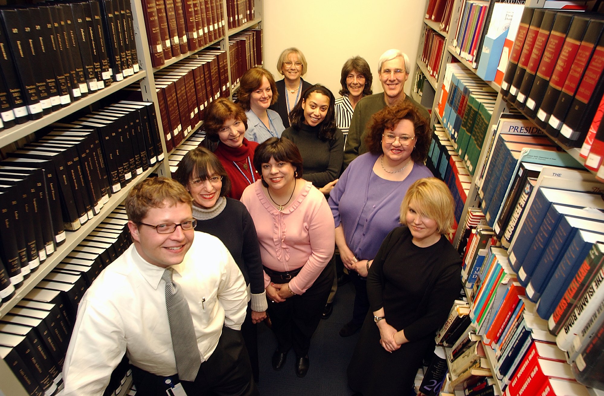 picture of 2003 Newsday Library Staff
